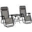 Granita 151cm Long Reclining Single Chaise with Cushions and Table