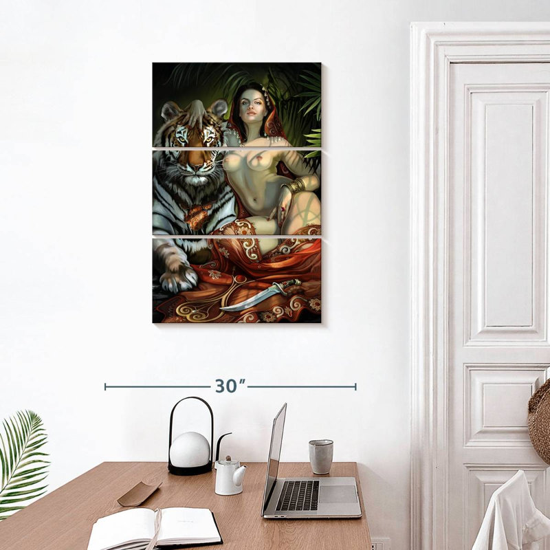 Leisha I Come With Knives, 32" H x 20" W