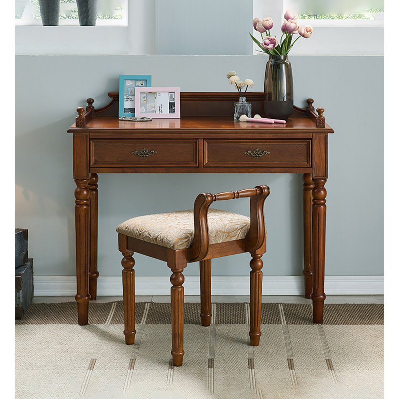 Bureau d'écriture Traditional, H 29,92 po x l 35,43 po x P 17,72 po