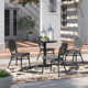 Abode 31.5'' Round Outdoor Dining Set