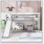 Lit mezzanine avec glissade, conception multifonctionnelle-1061139399