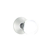 Privacy Bristol Crystal Knob with Modern Rose