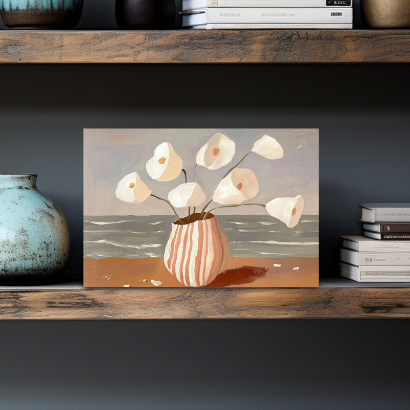 Art mural moderne moderne bord de mer, H 18 po x l 12 po