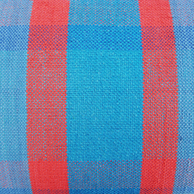 Beautrice Upholstered Bench, Blue/Pink