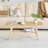 39 inch Solid Wood Double-Layer Coffee Table