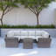4-Person Assembled Wicker Patio Set With Cushions