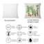 Rectangle, intérieur vert Home House Plants I - Coussin décoratif imprimé traditionnel