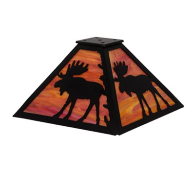 Abat-jour empire en verre 7,5 po Jamariun