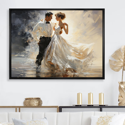 Couple Dance Ballroom Waltz III - Dance, reproduction sur toile
