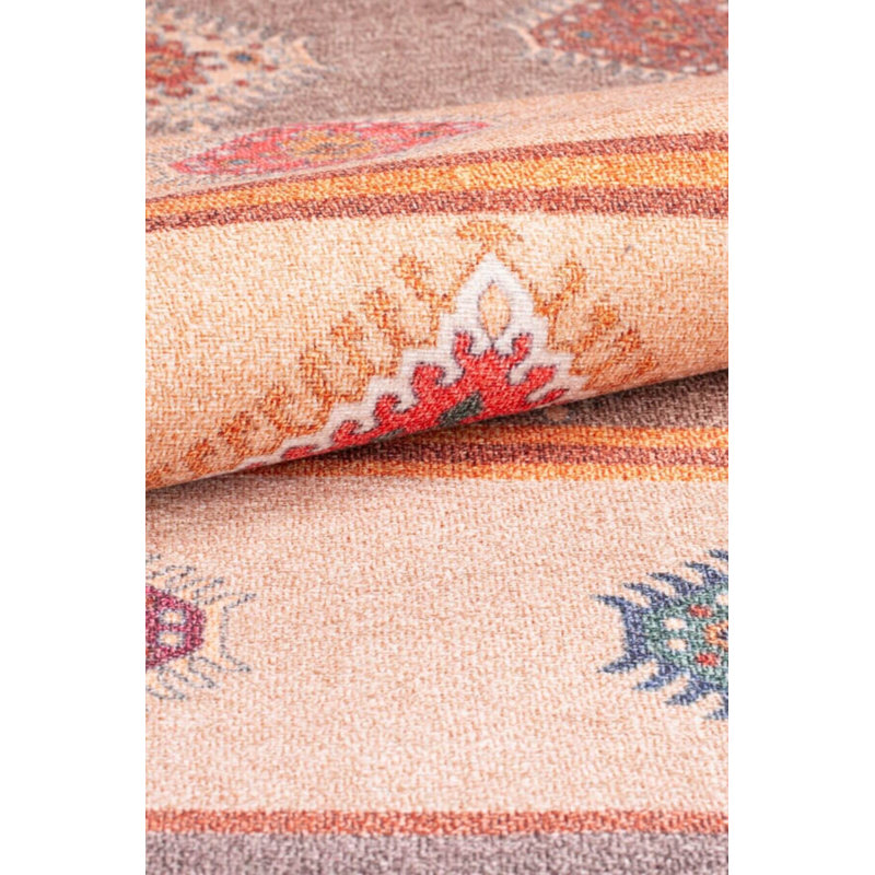 Tapis décoratif coloré Ottilie, Rectangle 3 pi 10 po x 5 pi 3 po