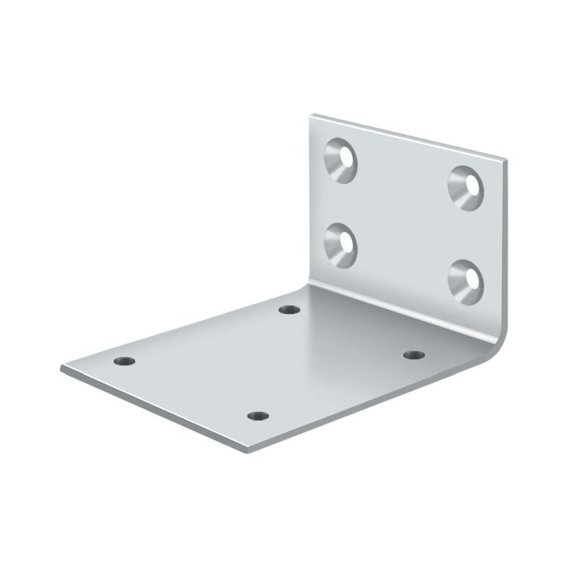 Solid Brass Jamb Bracket S.B, Polished Chrome