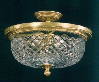 Beaudoin Crystal Semi Flush Mount
