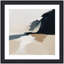 «Coastal Sand Modern Abstract Landscape II» par The Creative Bunch Studio, reproduction d'art encadrée
