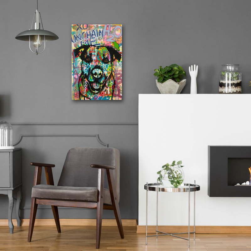 «Unchained» par Dean Russo Studios, verre acrylique Wal Art, H 24 po x l 16 po x P 0,2 po