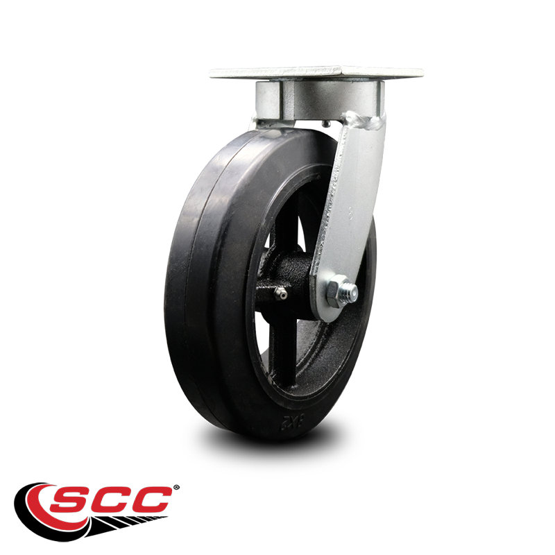 Rubber on Steel Caster