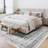 Medallion Non Slip Washable Area Rug(Grey)-1632352241