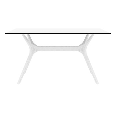 Rectangular Outdoor Dining Table , in. W 31.5'' in. D