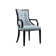 Upholstered Solid Wood Arm chair
