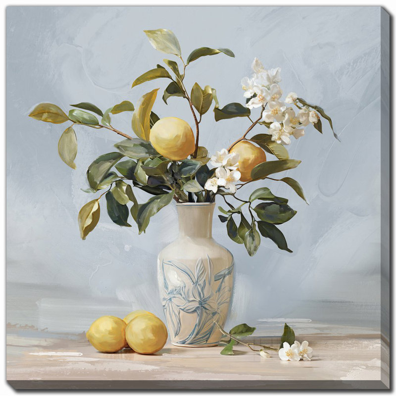 Lemon Blossom I Canvas Wall Art