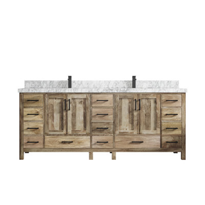 Ensemble de meuble-lavabo double 84 po Malibu