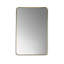 Miroir mural avec cadre en aluminium noir mat 24 po Nettuno-70675494-70675491