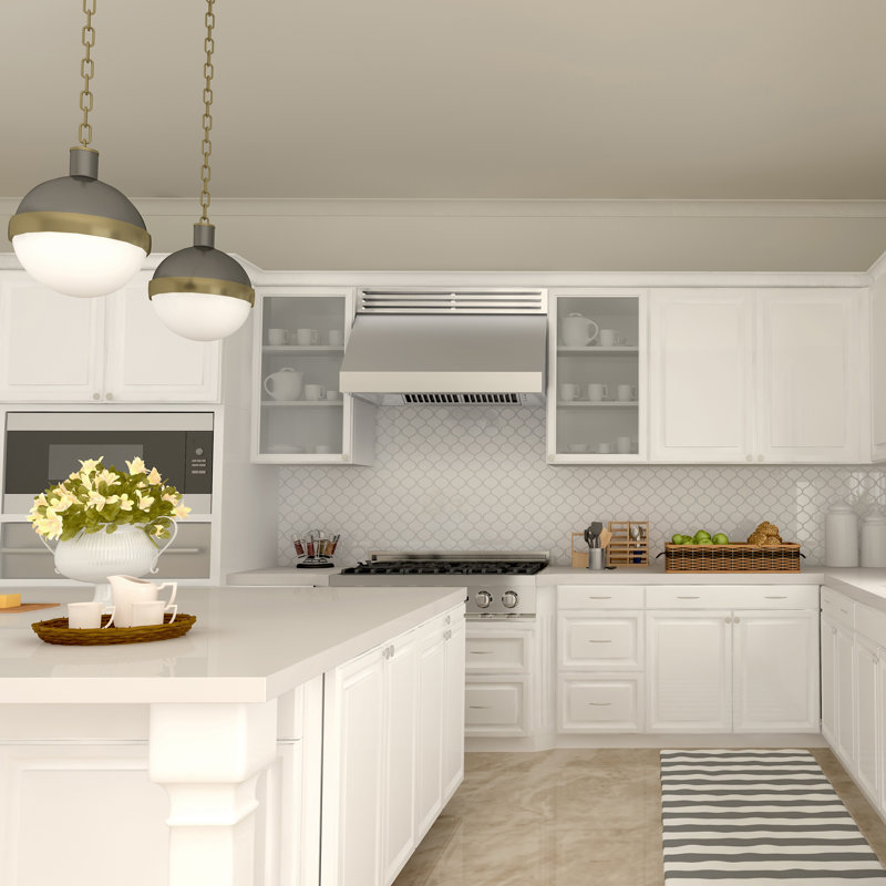 36" RK 600 CFM Ductless Under Cabinet Range Hood in Brushed 430 Stainless Steel