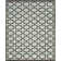 Warren Hand Woven Flat Weave Wool/Cotton Geometric Rug in Light Blue