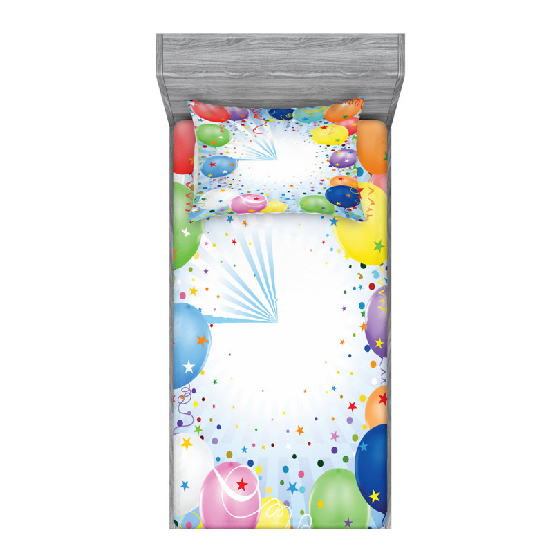 Microfiber Sheet Set, Twin Sheet Set with Fitted Sheet