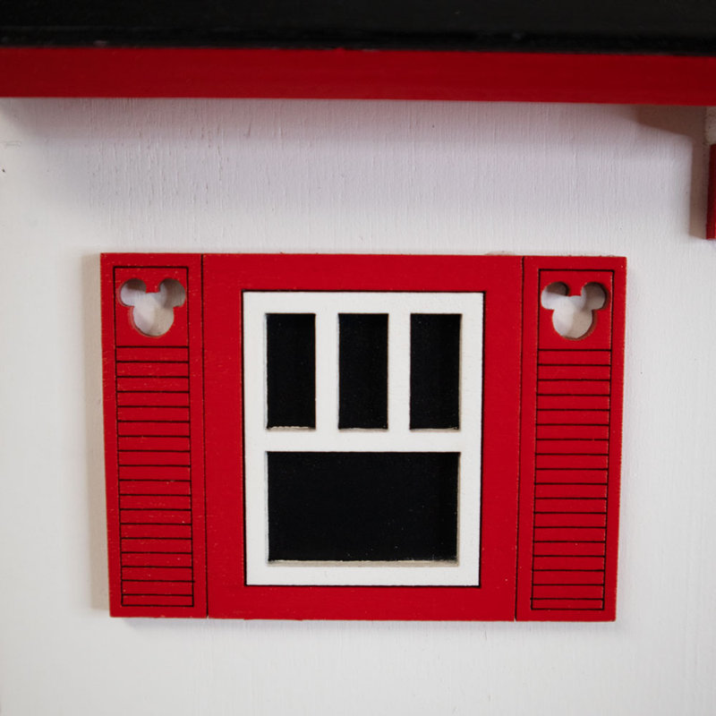 Birds Of A Feather Series M-i-c-k-e-y Cottage 9.5 in x 8.25 in x 6.5 in Birdhouse