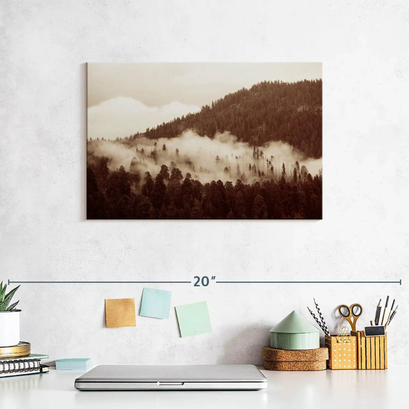 Alvord sépia Misty Forest, H 8 po x l 12 po