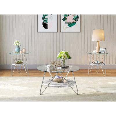 3-piece Living Room Table Set