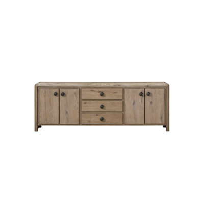 English Knotty Oak 84" Console