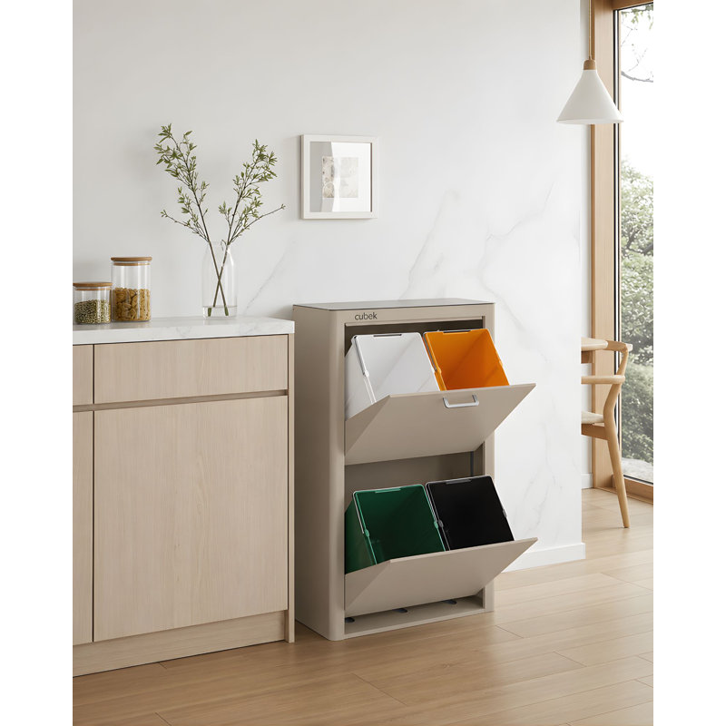 Ensemble de poubelles à levage manuel 20 gallons