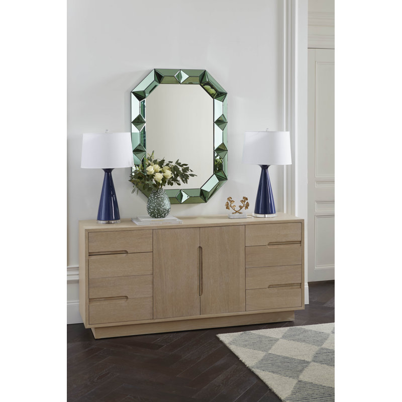 Evo Table Lamp, Bluestone/Silver