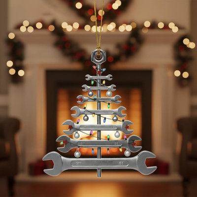 Clé, vis et clés d'ornement pour arbre de Noël