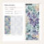 Papier peint floral, aquarelle abstraite, décoration murale