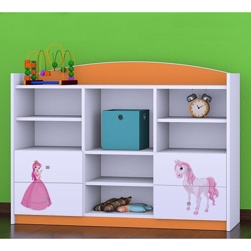 Conrad 92cm H X 129cm W Kids Cube, Orange