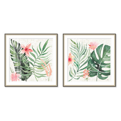 Tropical Floral 2 Piece Print