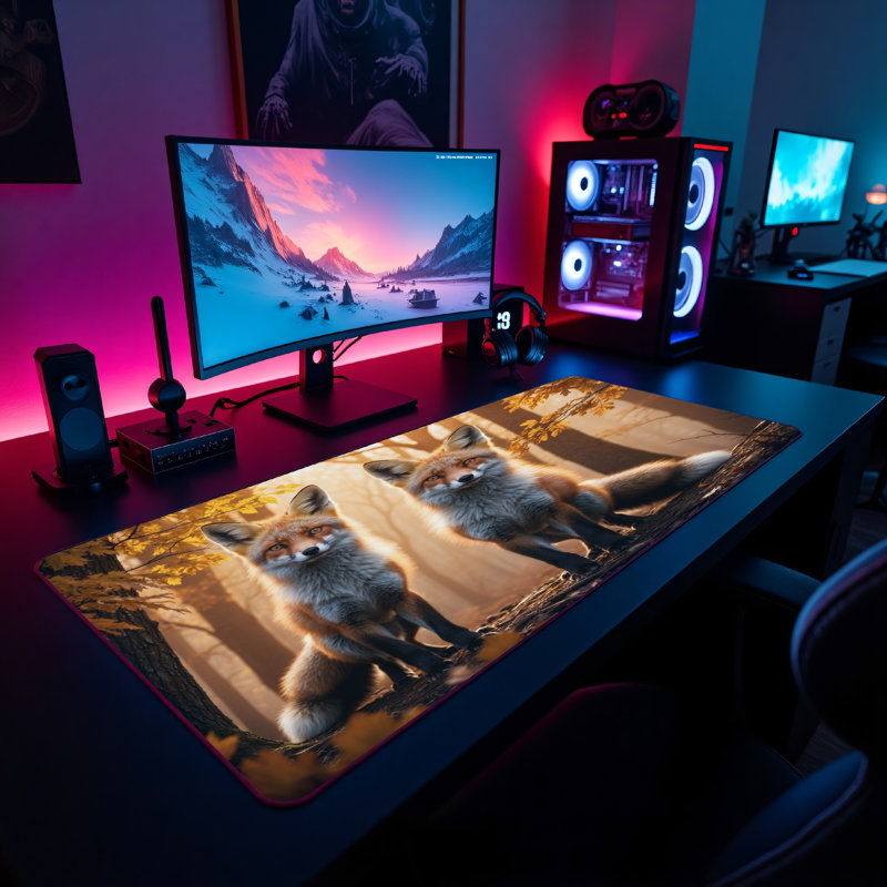 Polyester Desk Pad, 23.6x13.8