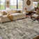Oriental Machine Washable Rug Non-Slip Area Rug Vintage Design Rug Durable Floor Carpet Easy-Cleaning Rug
