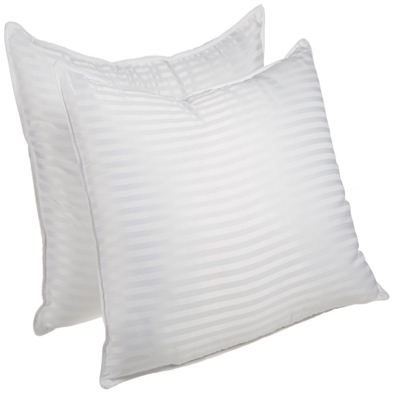 Akron Stripe Down Alternative Support Pillows, King