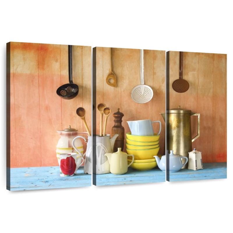 Senne Country Kitchenware, 42" H x 65" W