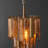 Luxury 1 - Light Dimmable Vintage Amber Crystal-Like Glass Pendant Light(Bulb Included)