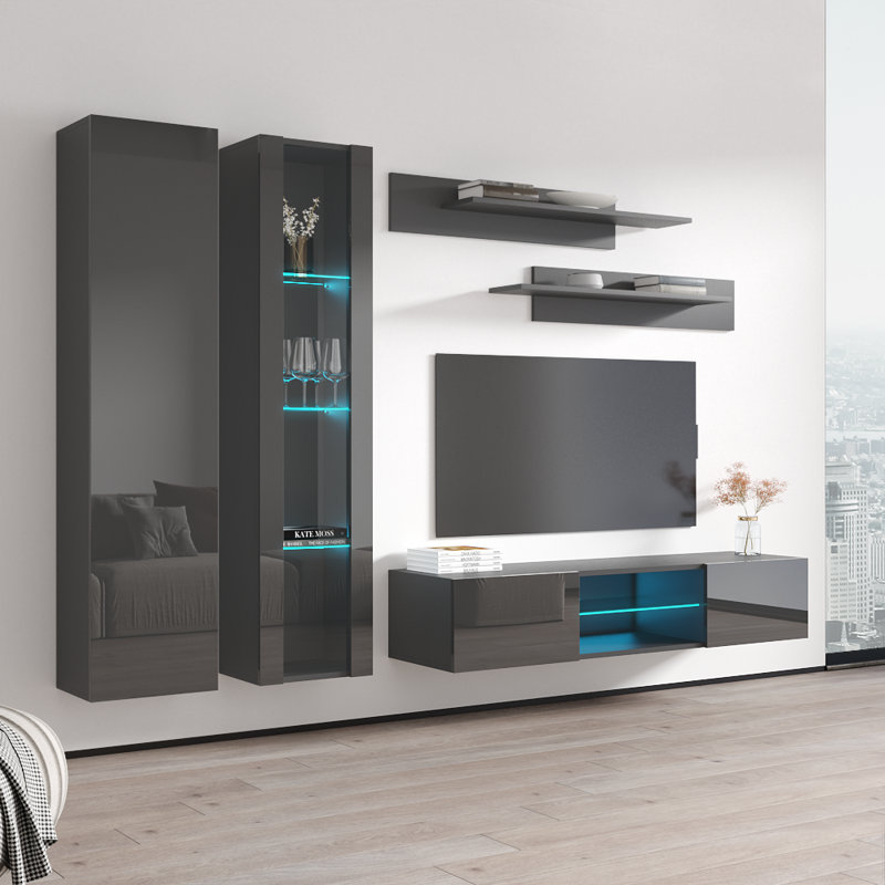Meuble audio-vidéo Fly 100 A, Gris