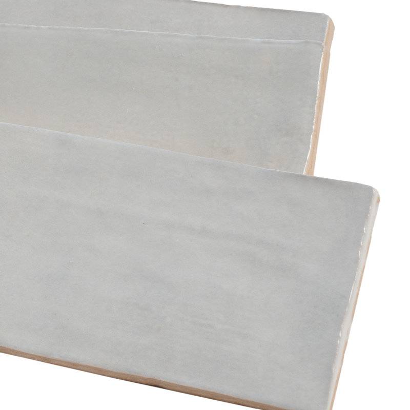 3" x 8" Ceramic Subway Wall Tile, Grey Purple