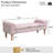 Button-Tufted End Of Bed Bench,Large Upholstered Ottoman,Foot Rest With Legs,Footstool With Rolled Arms,Upholstered Fabric Bench,Indoor Bench-512711787