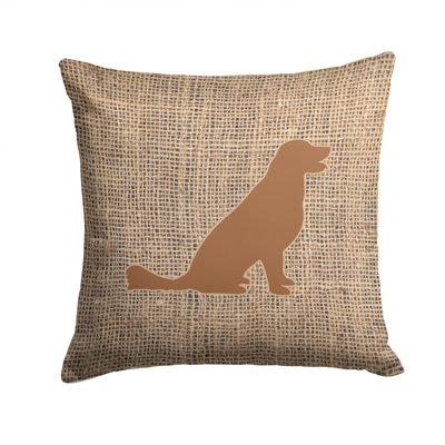 Coussin intérieur/extérieur en toile jute labrador