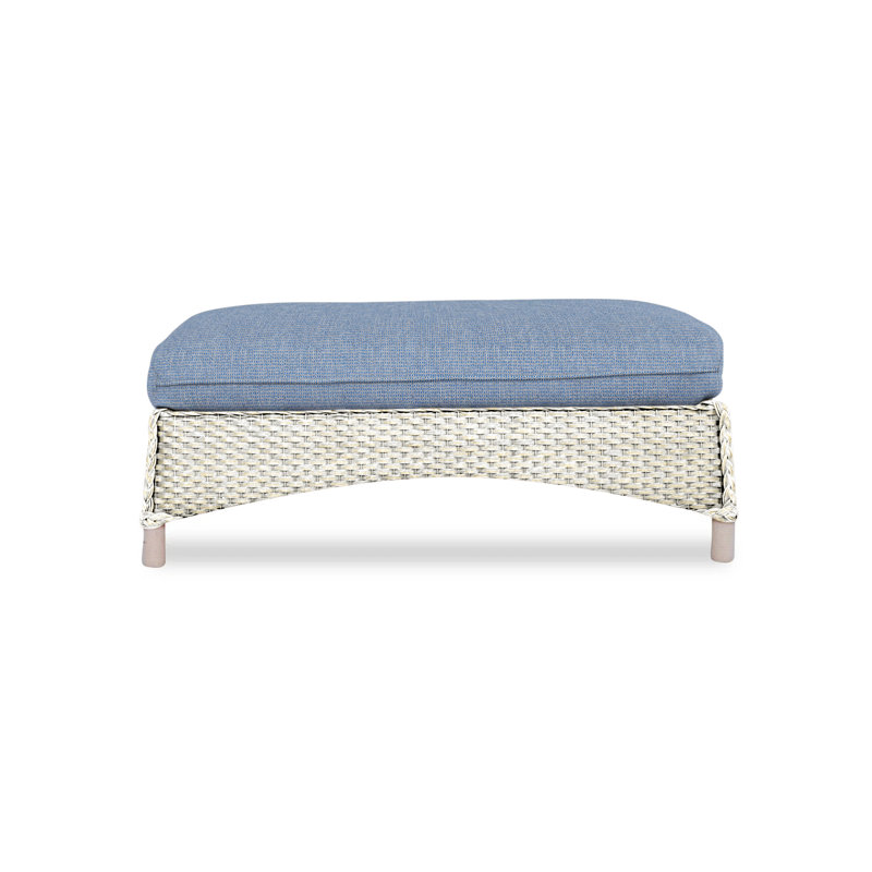 Mandalay Outdoor Ottoman, Demo Skyway, Linen
