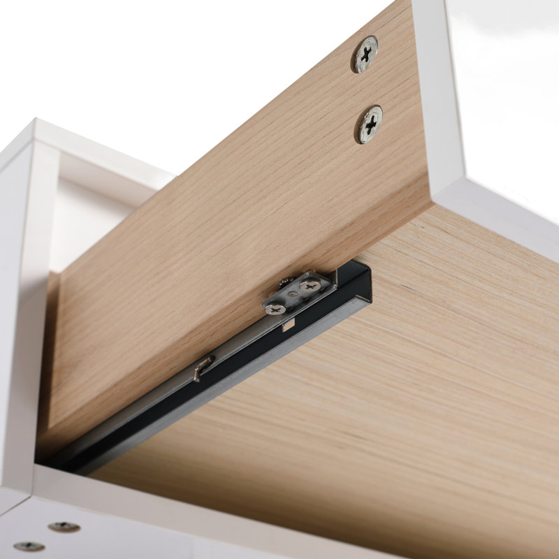 Meuble-lavabo autoportant de 72 po avec lavabo en résine, armoire à 1 côté, système et structure de tiroir à fermeture en douceur, contreplaqué blanc brillant pour un évier simple à usage durable