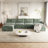 Oversized Deep Seat U Shaped Couch Set-1479887112-1479887114-1479887108